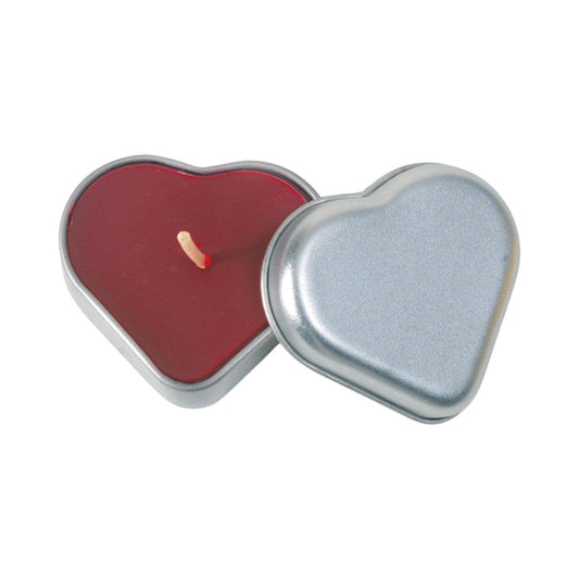 Heart Tin Candle – Beeswax Aromatherapy – Cinnamon Spice