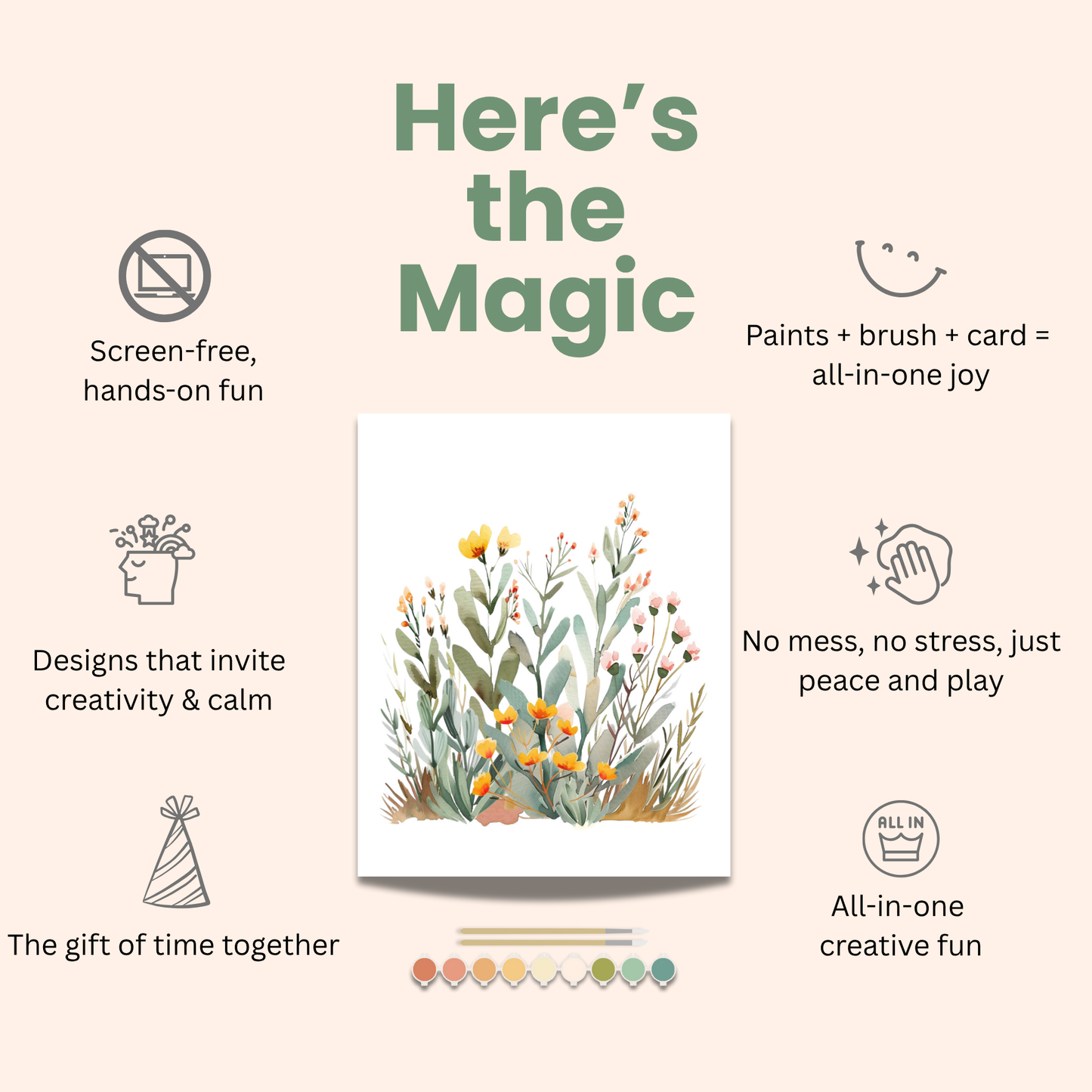 All-In-One Beginner Watercolor Paint Set - Hummingbird