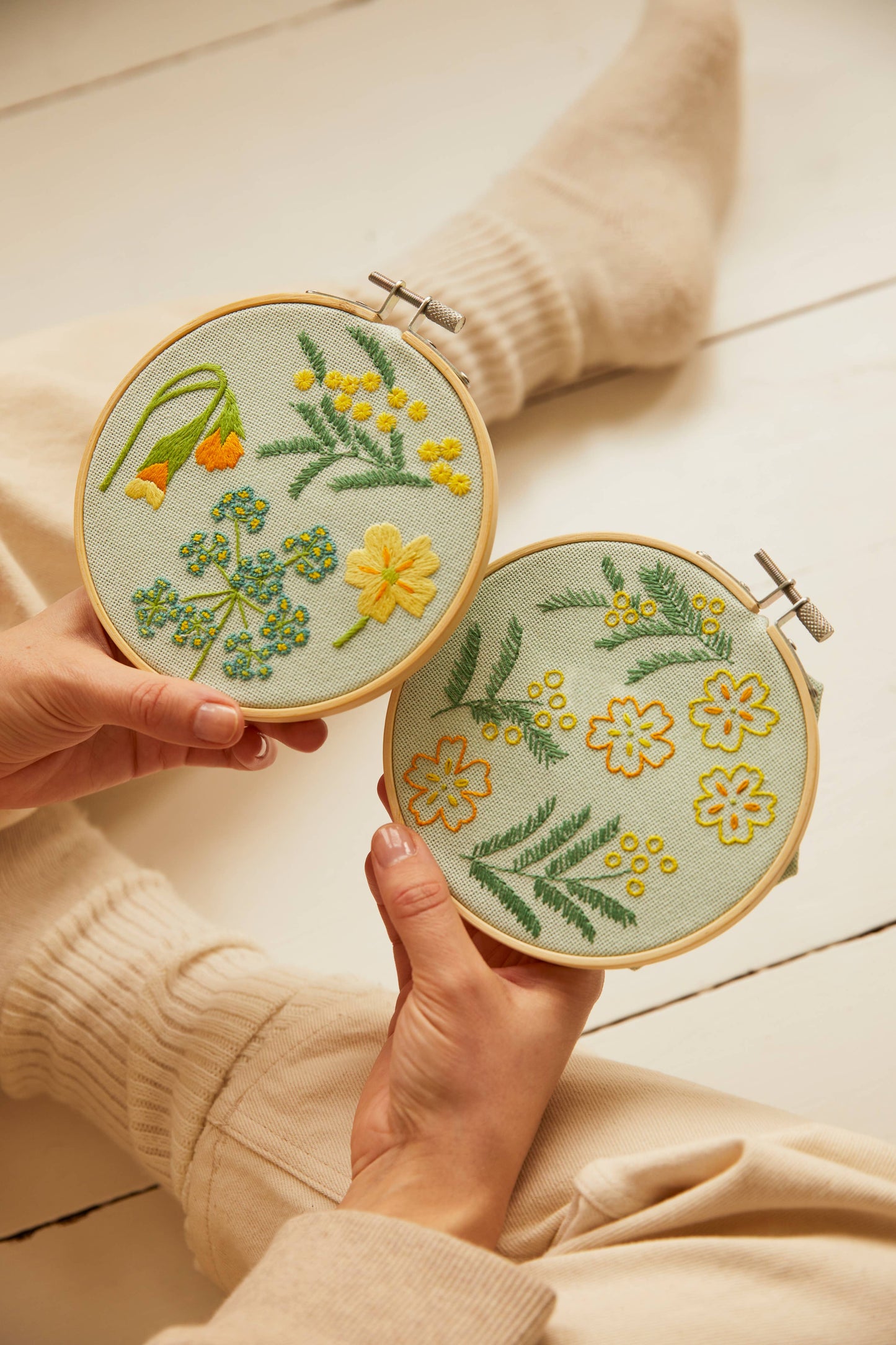DMC Quiet Garden Embroidery Kit, item TB169S
