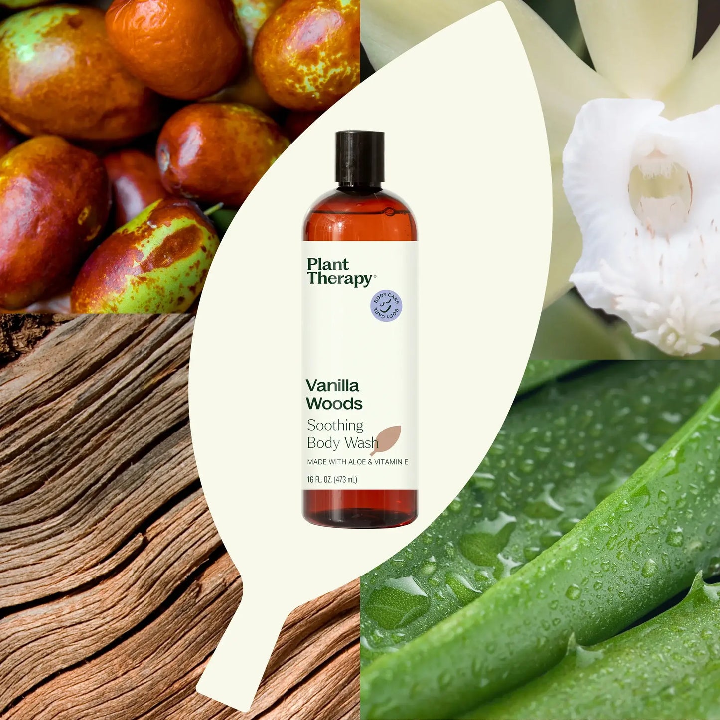 Vanilla Woods Body Wash 16 oz