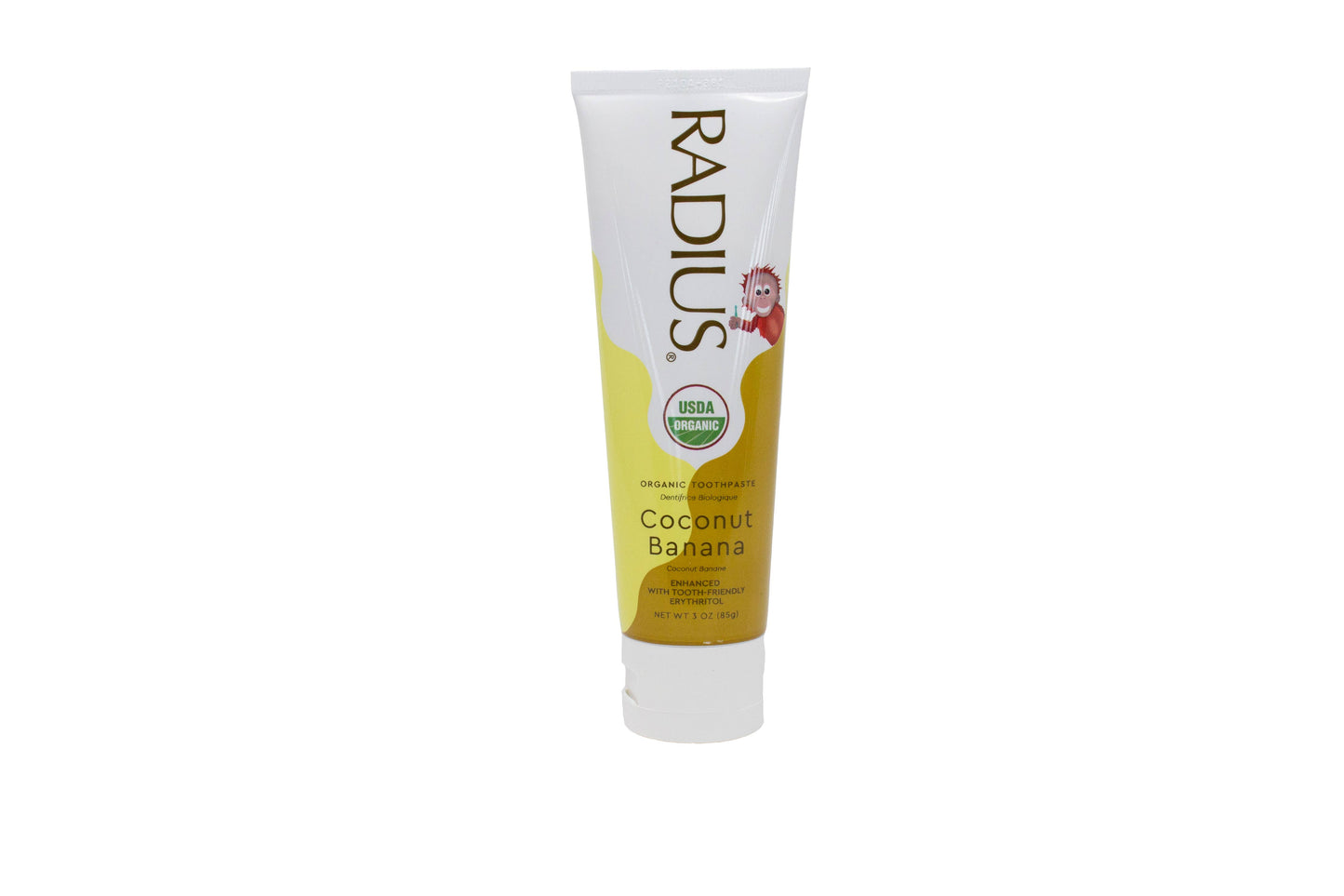 USDA Organic Children's Coconut Banana Toothpaste, 6mo+, 3oz
