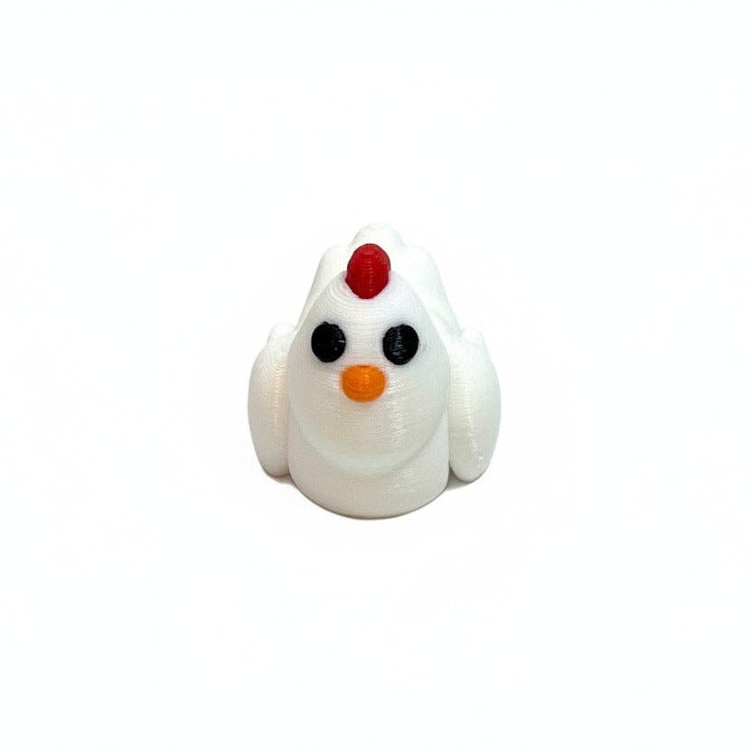 Chicken • Mini 3D Printed Articulated Animal • Flexi Animals • Pocket Pets • Pocket Pals • Desk Pets [2025]*