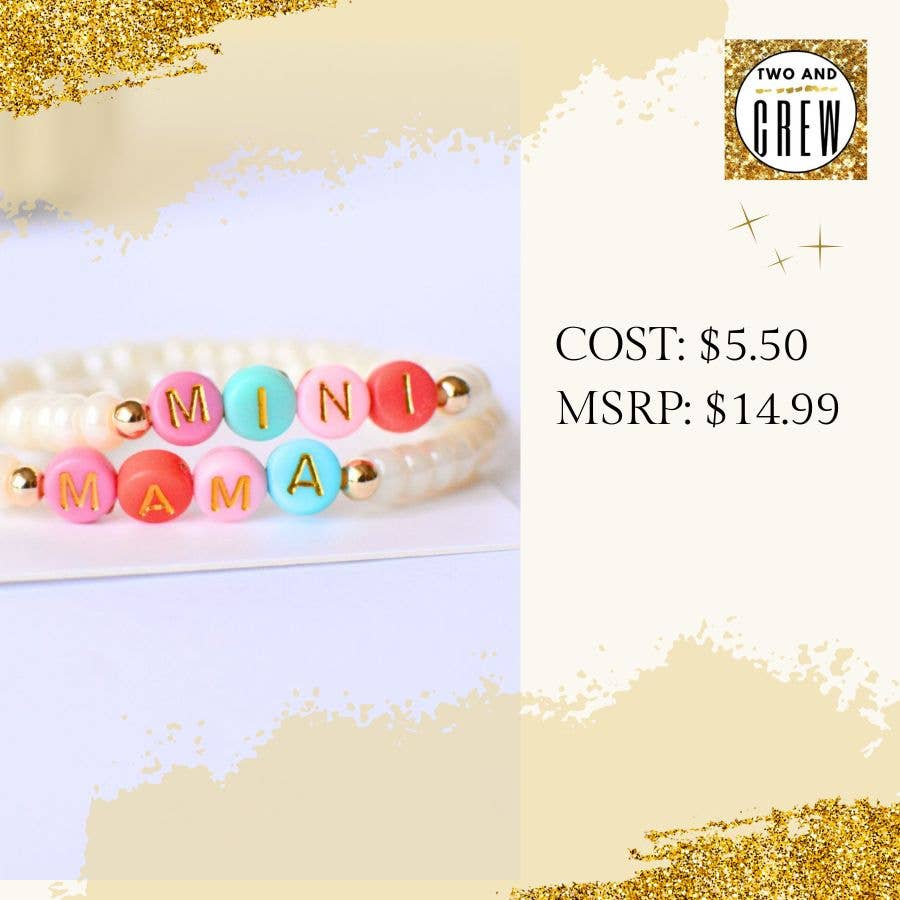 Mama MINI Bracelet – Inspirational Matching Jewelry, Pearl