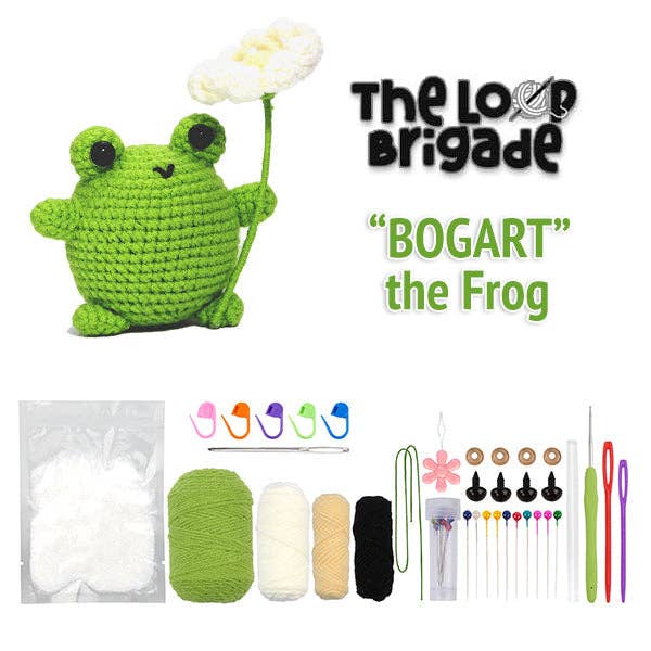 The LOOP Brigade DIY Crochet Kit - Bogart the Frog