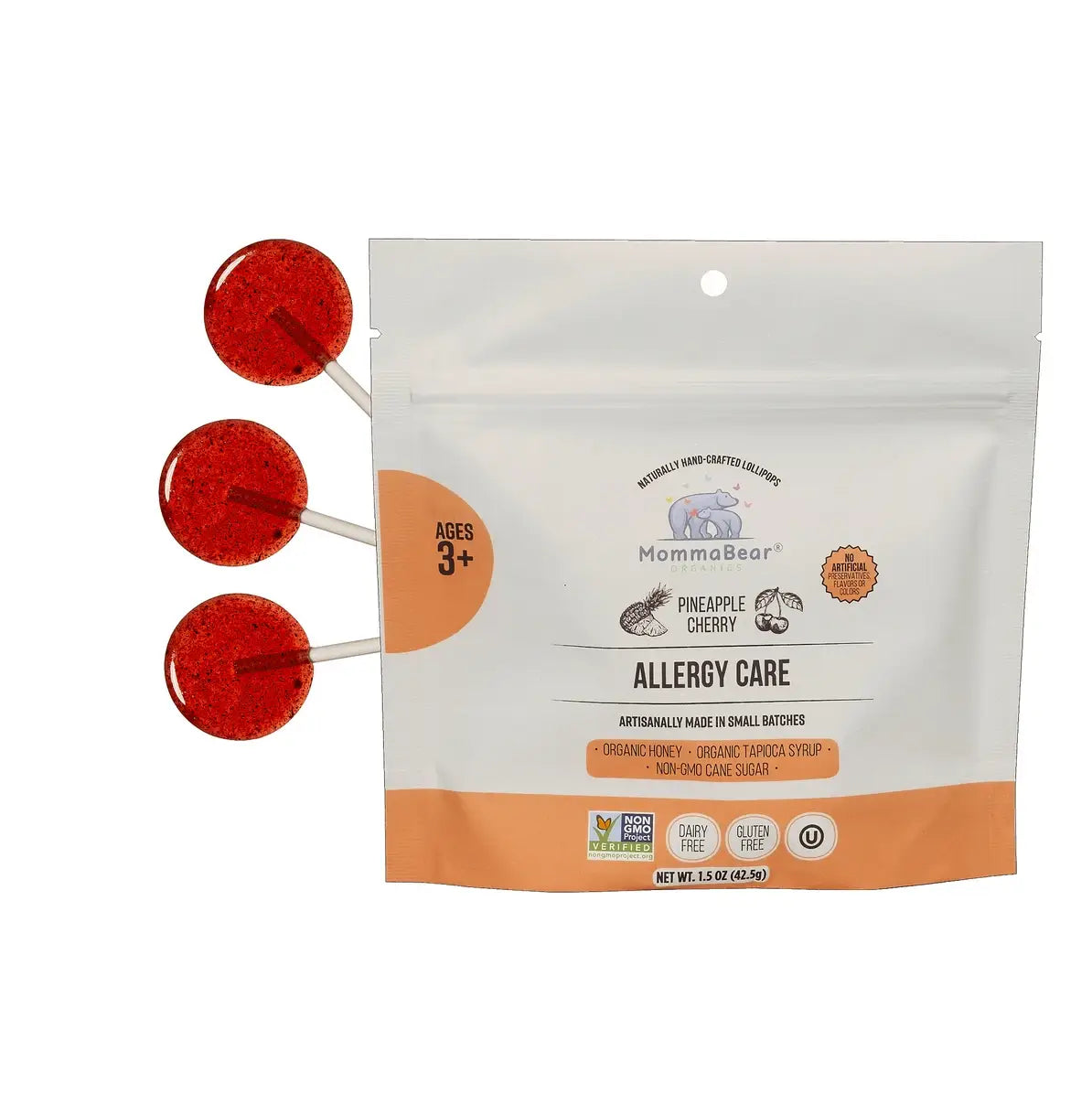 Momma Bear- Natural Lollipops