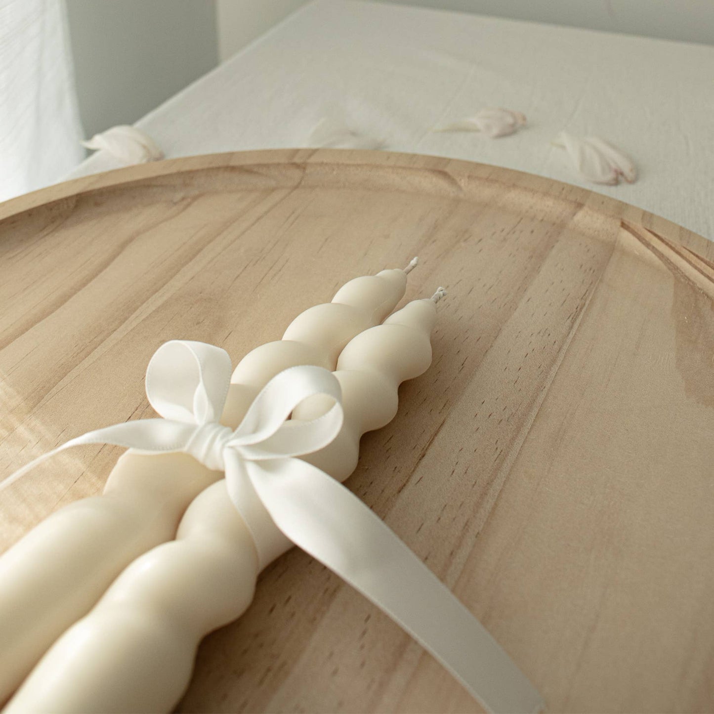 Twisted Taper Candles, Handmade Soy Wax Candles