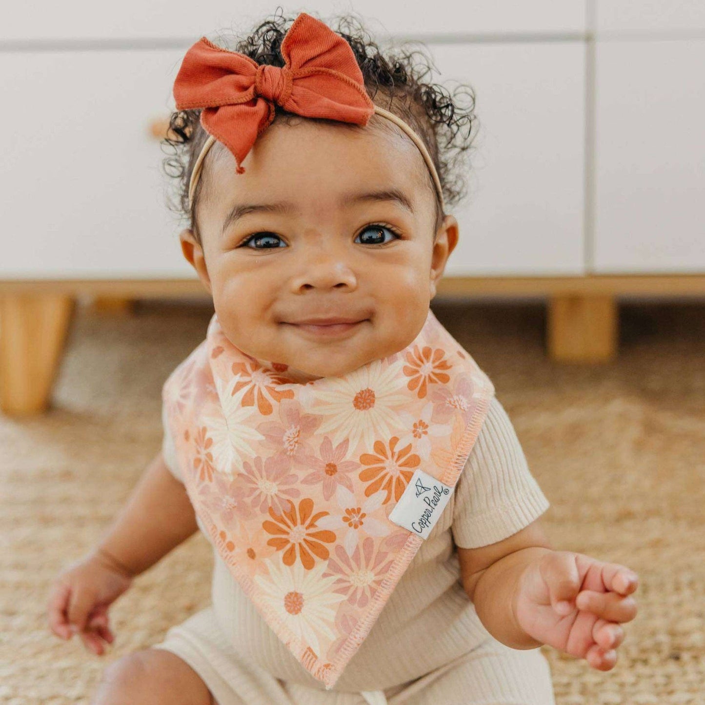 4 Pack Baby Bandana Bibs - Rue