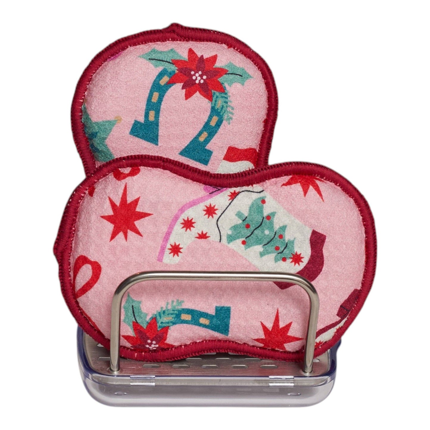 RE:usable Sponges (Set of 3) -  Cowgirl Christmas