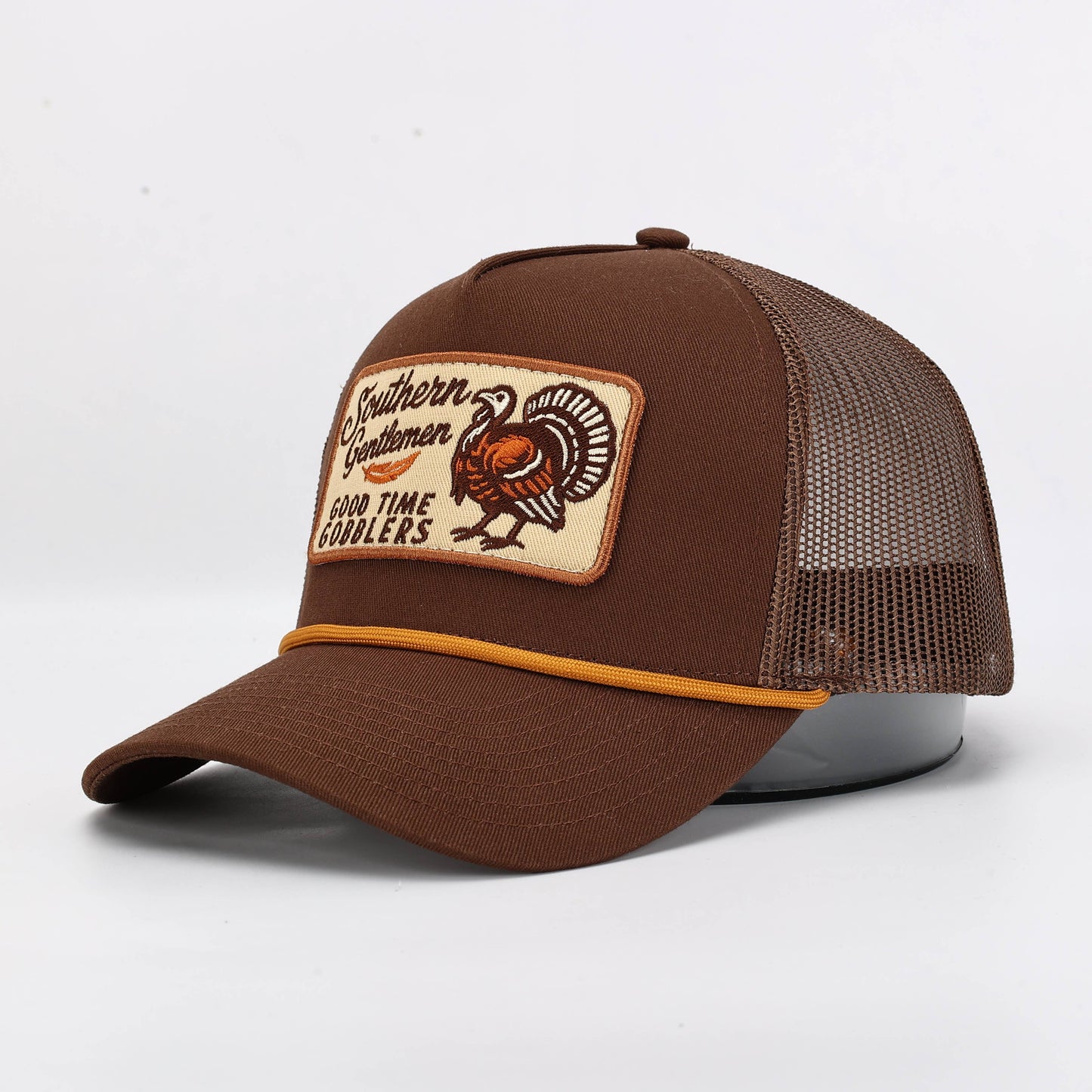 Southern Gentlemen Good Time Gobblers Trucker Hat Chocolate