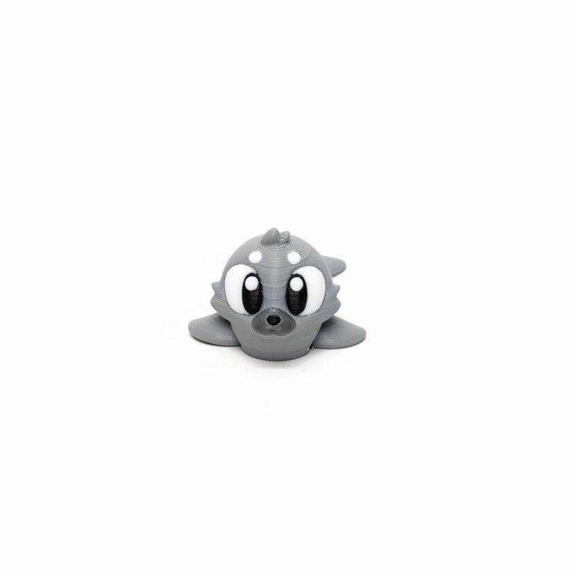 Seal (No Spots) • Mini 3D Printed Articulated Animal • Flexi Animals • Pocket Pets • Pocket Pals • Desk Pets