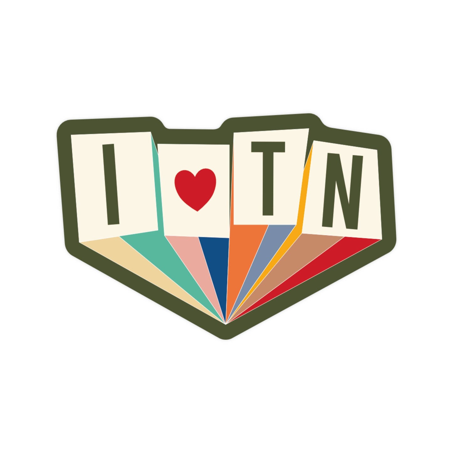 Tennessee TN State Southwest High Quality Vinyl Sticker