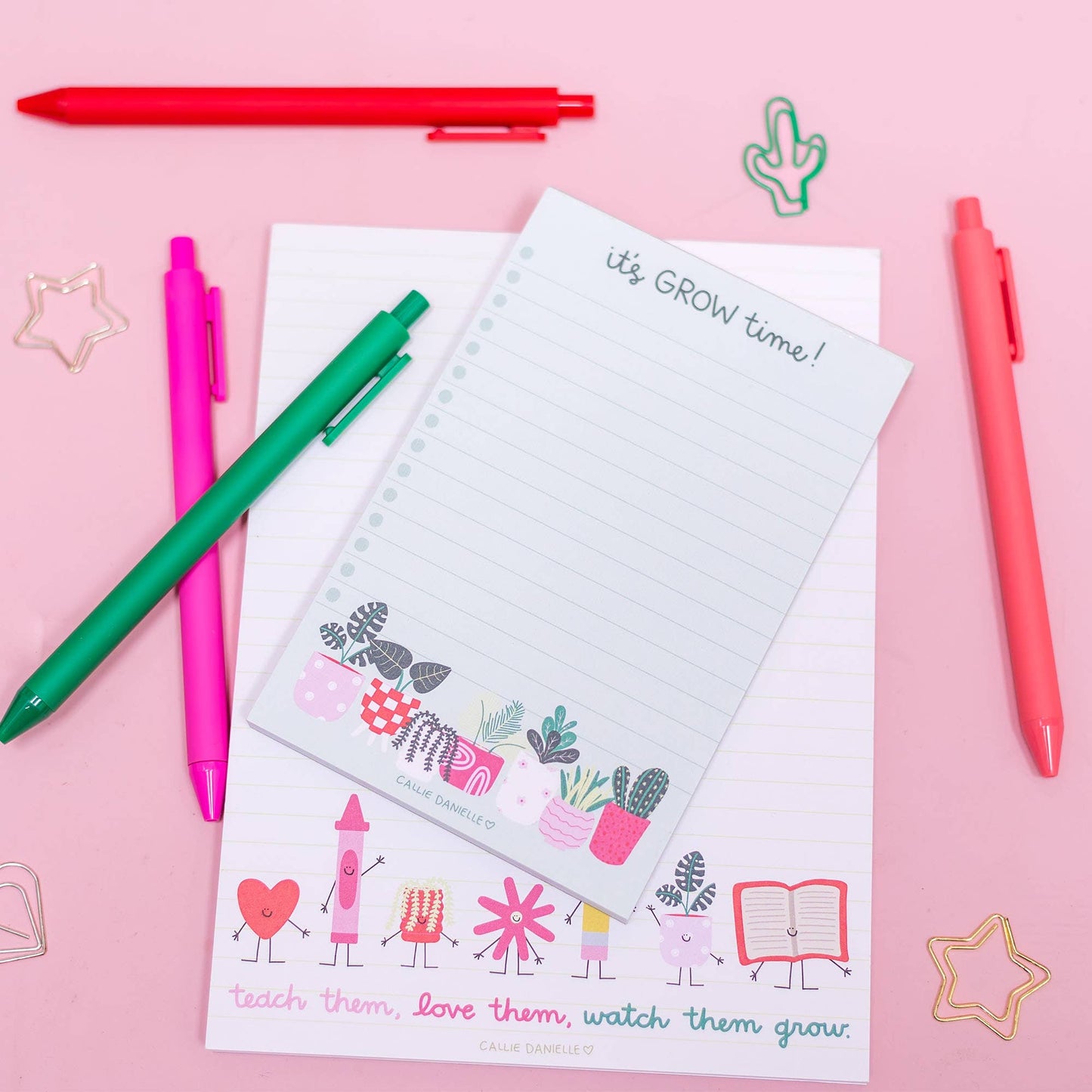 It's Grow Time Plant Notepad