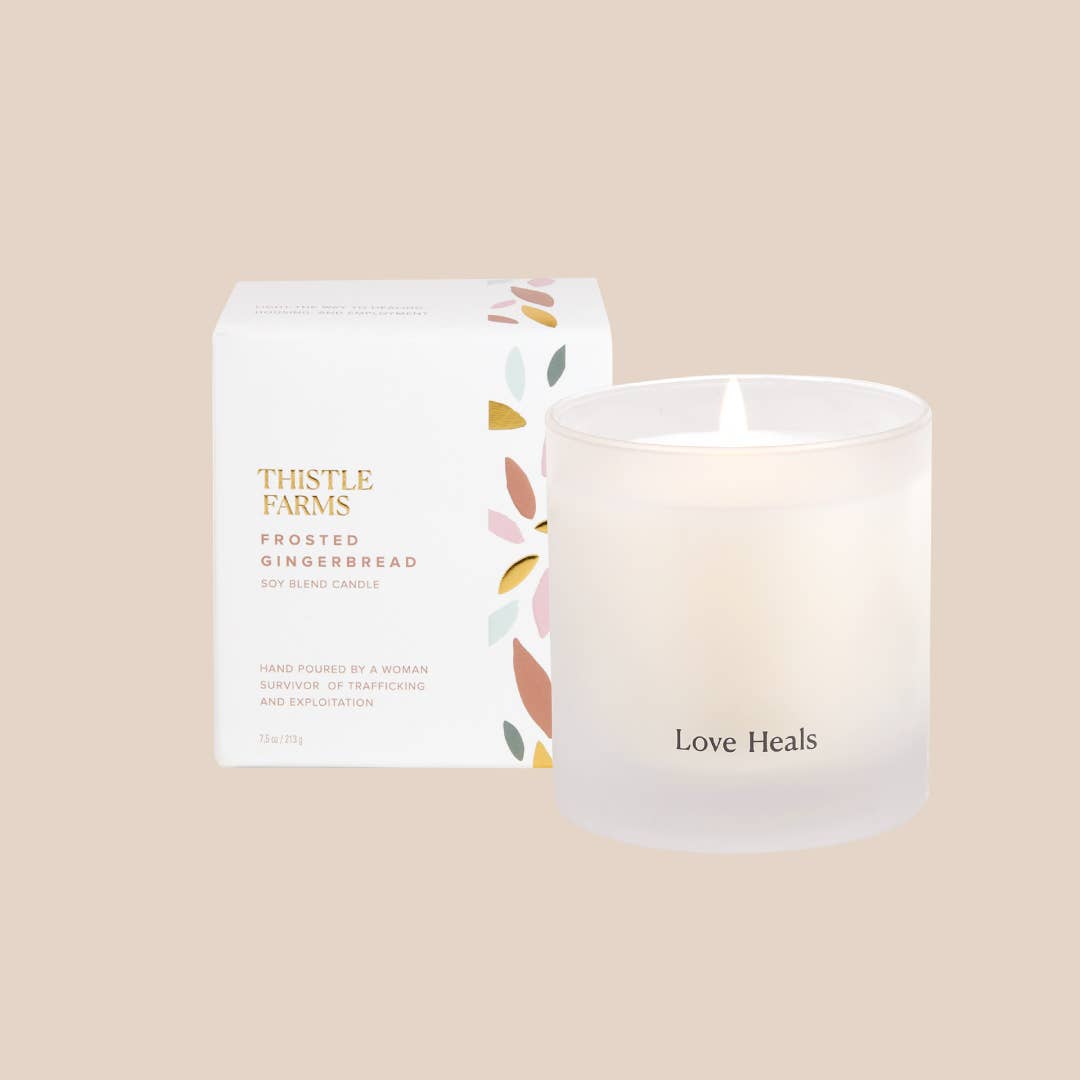 Frosted Gingerbread Holiday Candle | Ginger Spice Vanilla