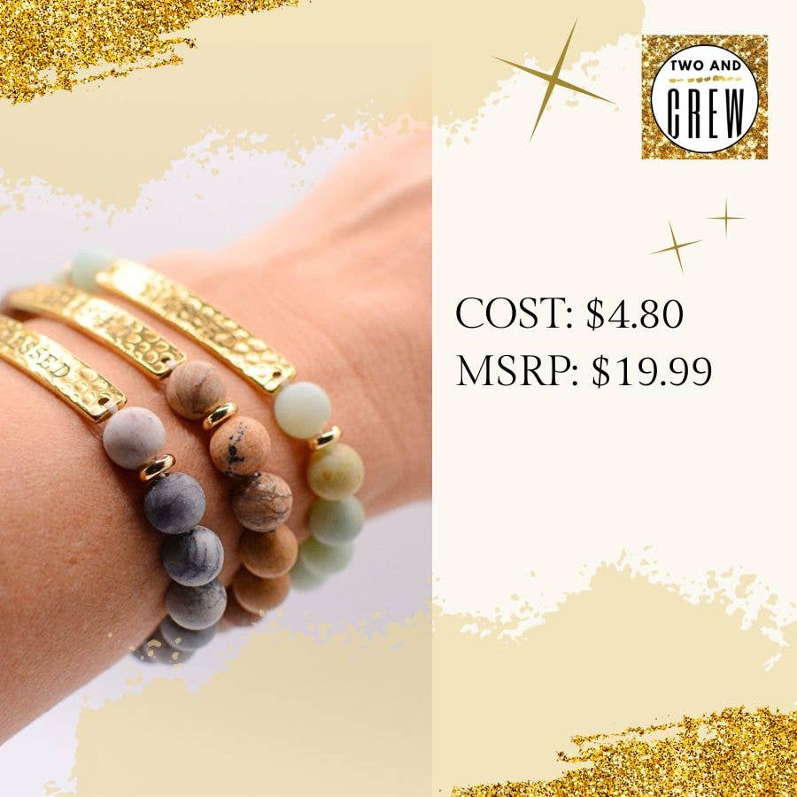 Blessed Christian Jewelry - Inspirational, Faith Bracelet