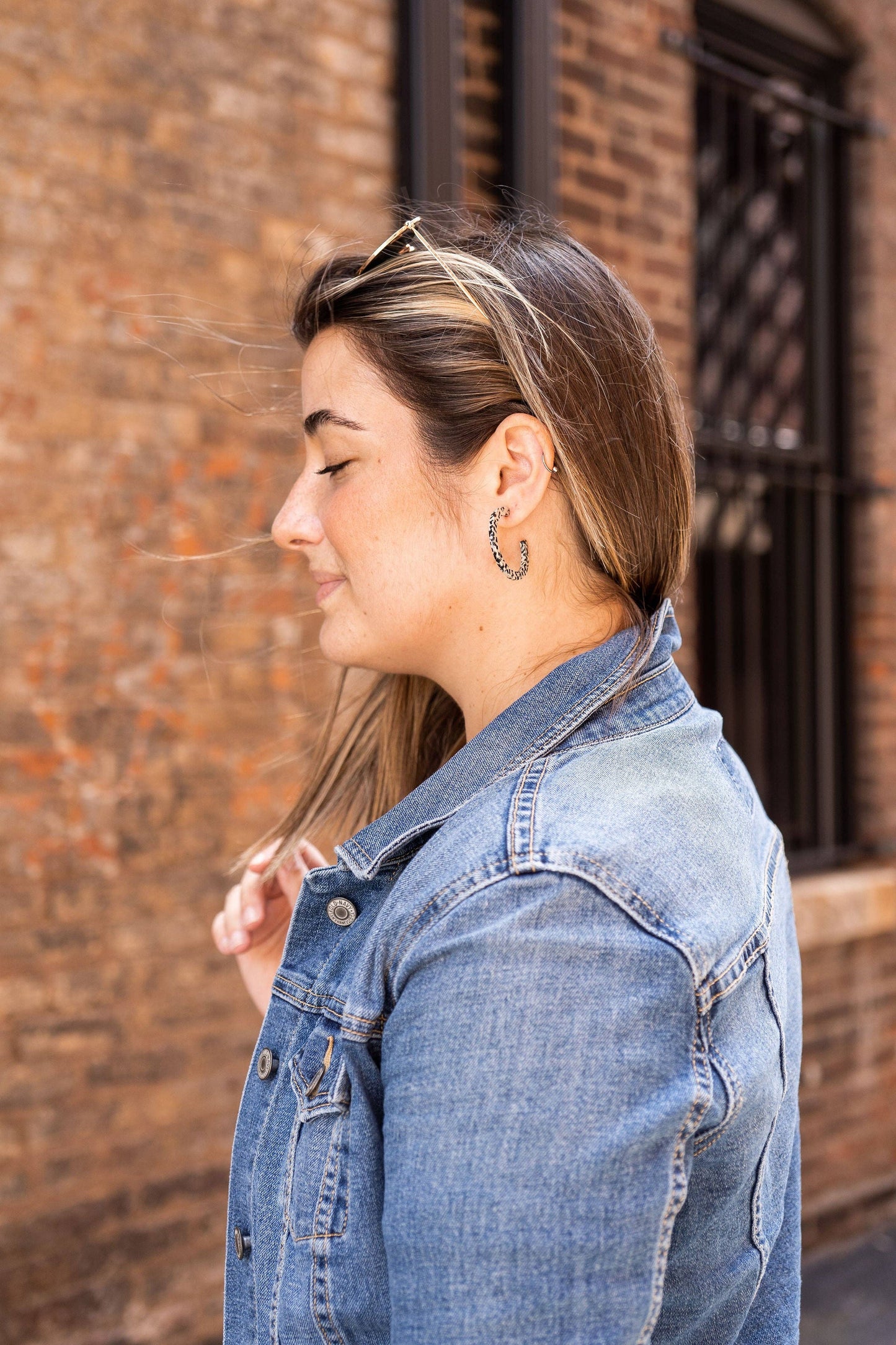 Camy Hoops - Black Dot // Jewelry, Earrings, Fall