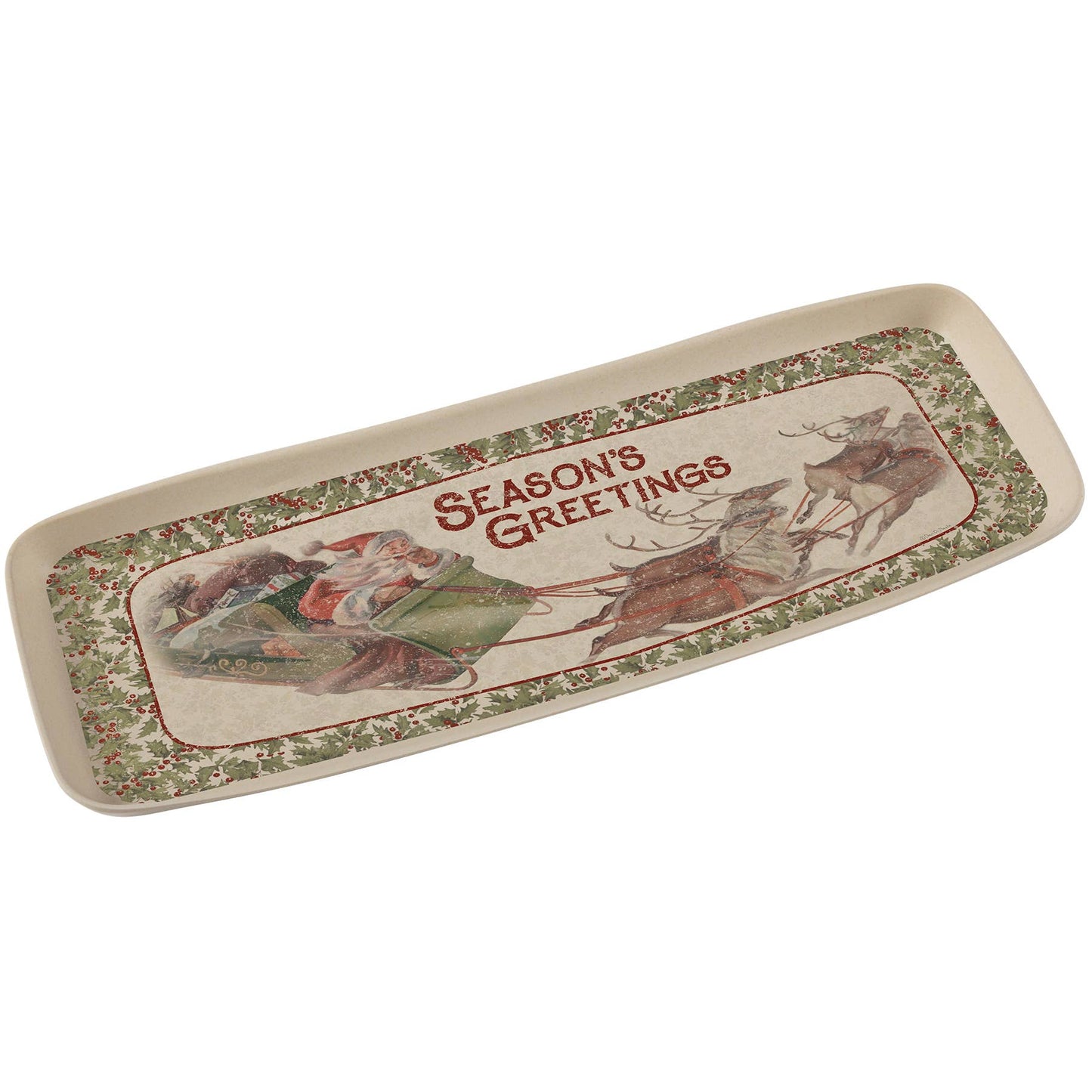 Season's Greetings Tray