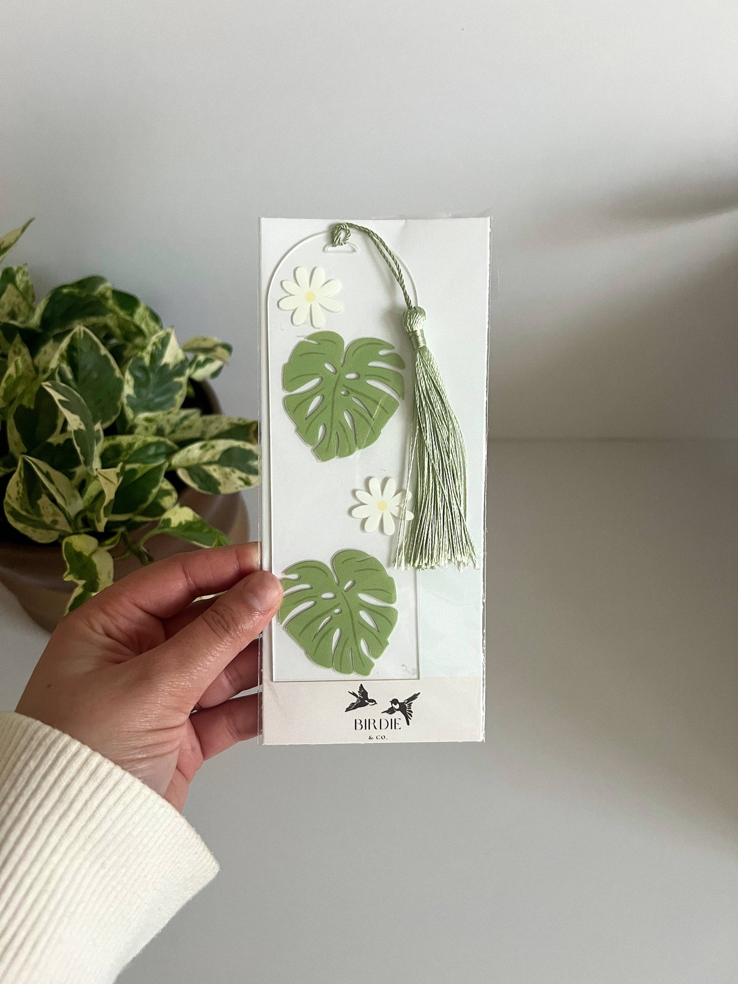 Monstera Leaf Bookmark