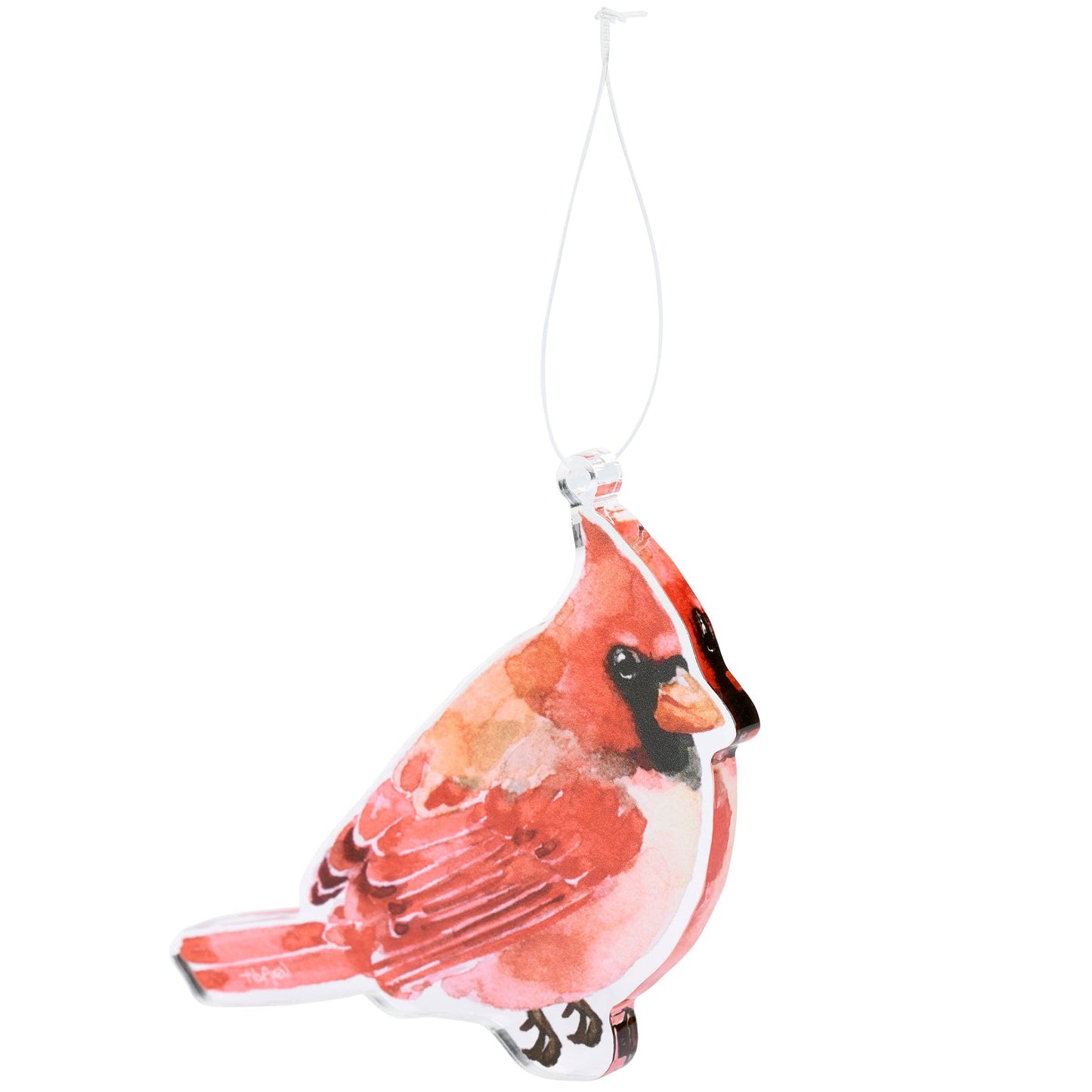 Acrylic Cardinal Ornament