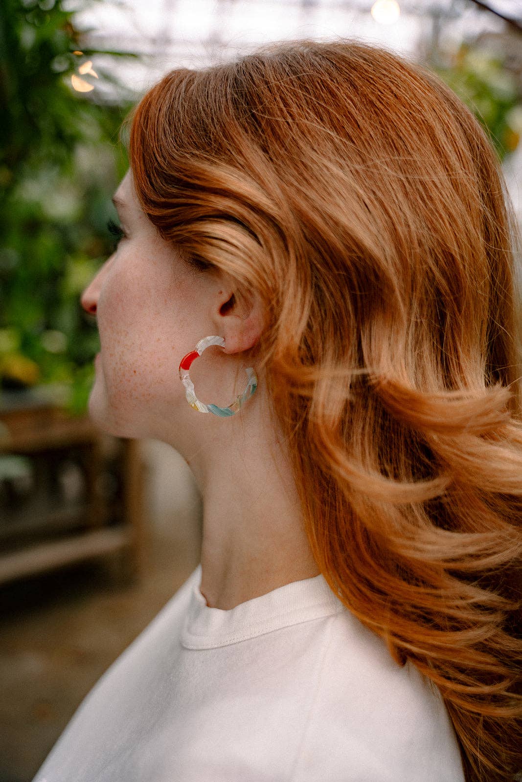 Posey Hoops - Technicolor // Spring Summer Earrings Jewelry