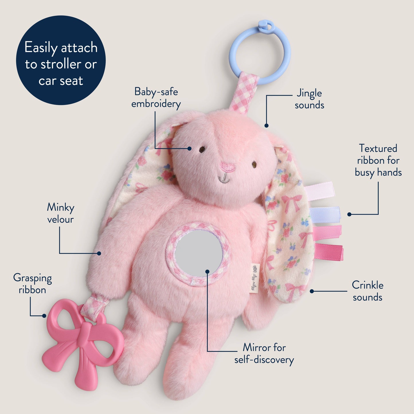*NEW* Pink Bunny Bitzy Traveler™