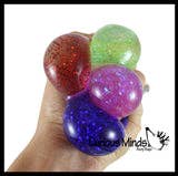 Dual Glitter Swirling Stress Ball - Sensory, Fidget
