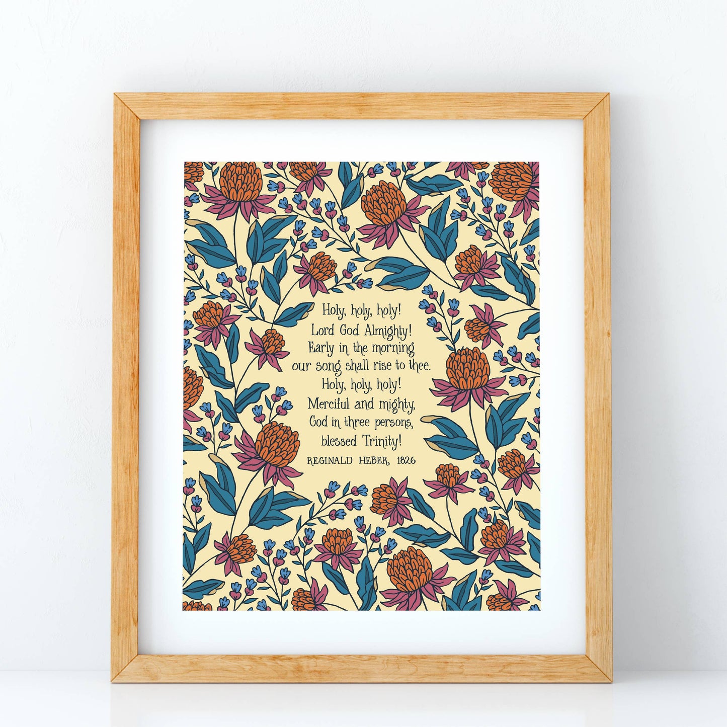 Holy, Holy, Holy! Hymn Art Print