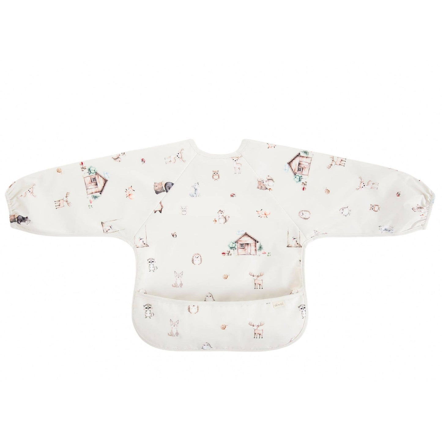 Smock Bib for Baby & Toddler Long Sleeve (Woodlands)