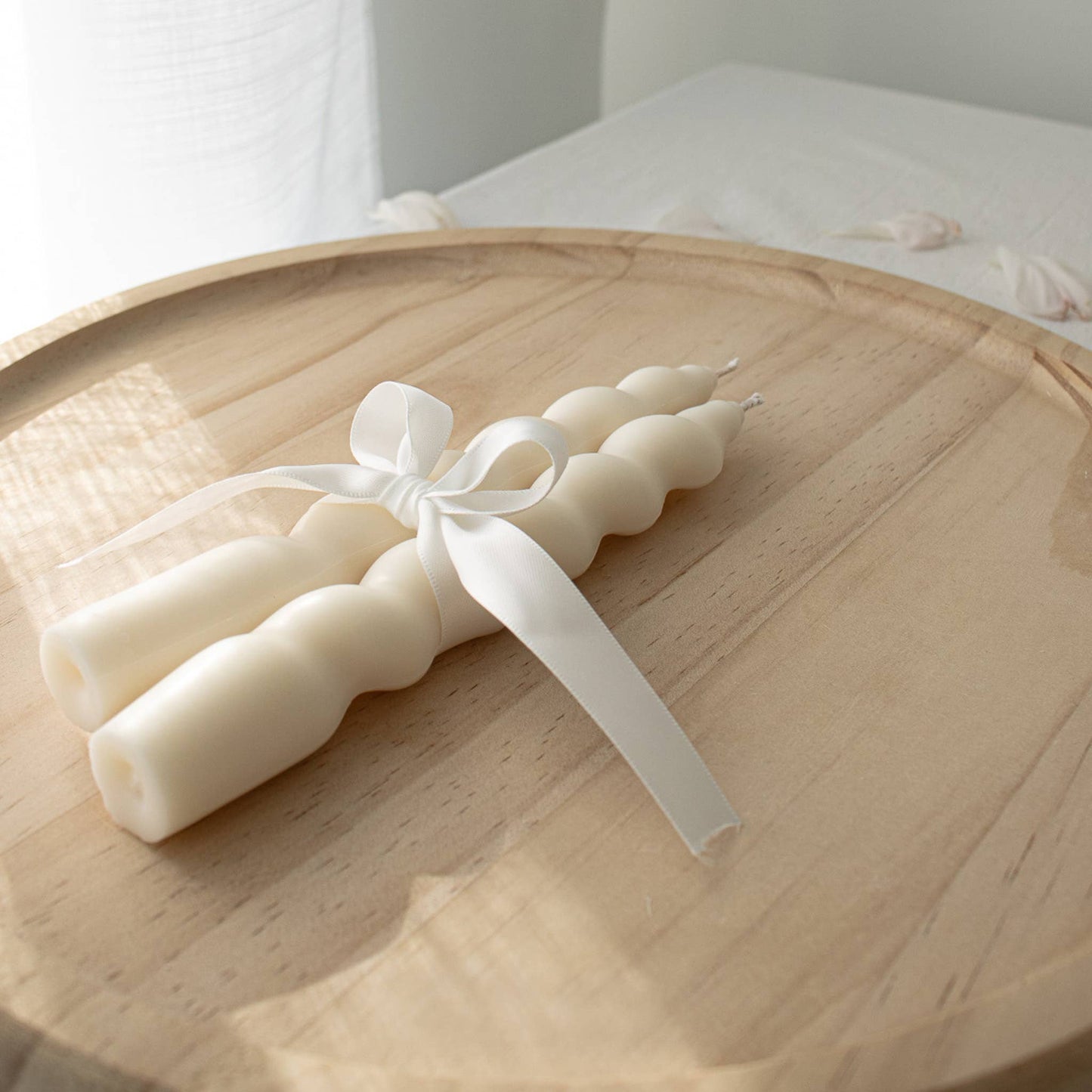 Twisted Taper Candles, Handmade Soy Wax Candles