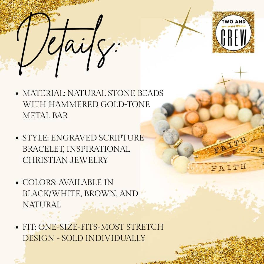 Blessed Christian Jewelry - Inspirational, Faith Bracelet