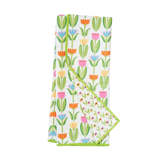 Anywhere Towel Reversible - ME Tulips