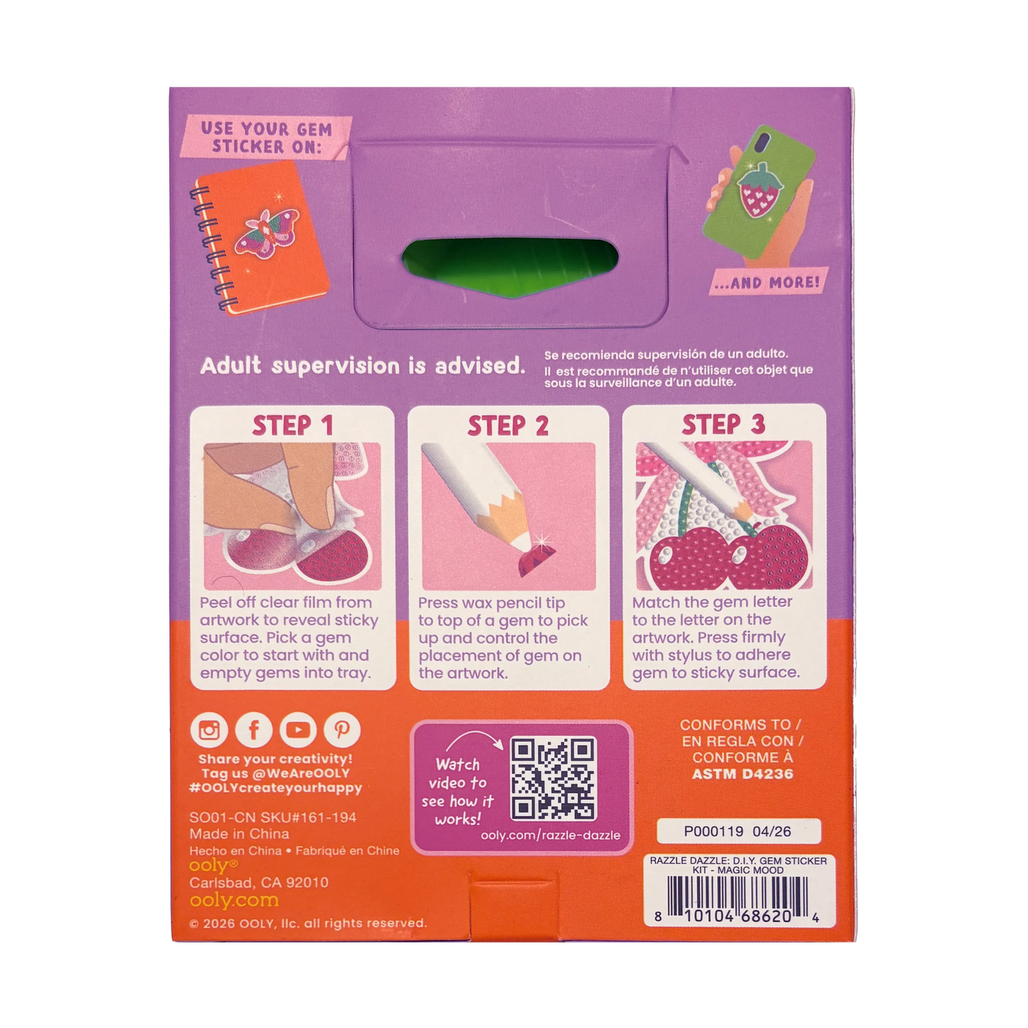 Mini Razzle Dazzle DIY Gem Sticker Kit - Magic Mood