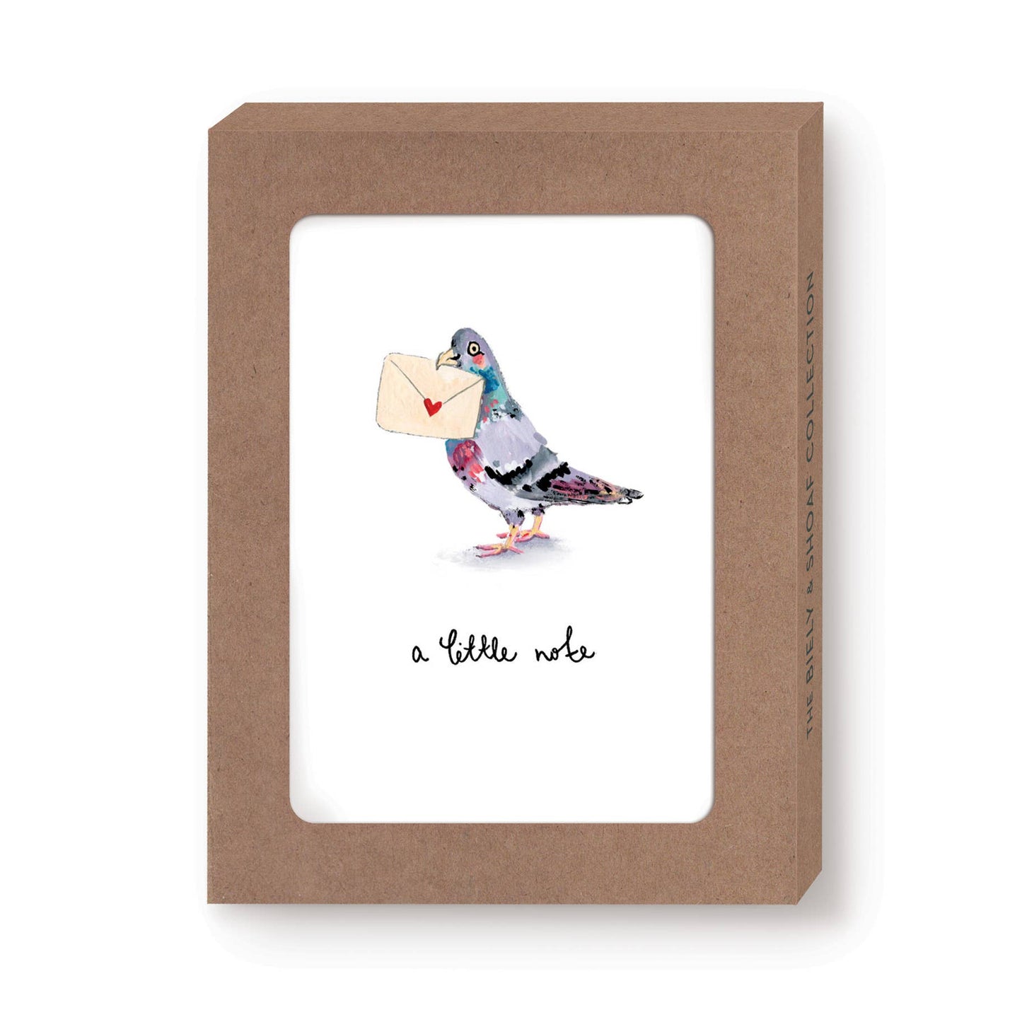 Pigeon A Little Note Boxed Notecard - Set of 10
