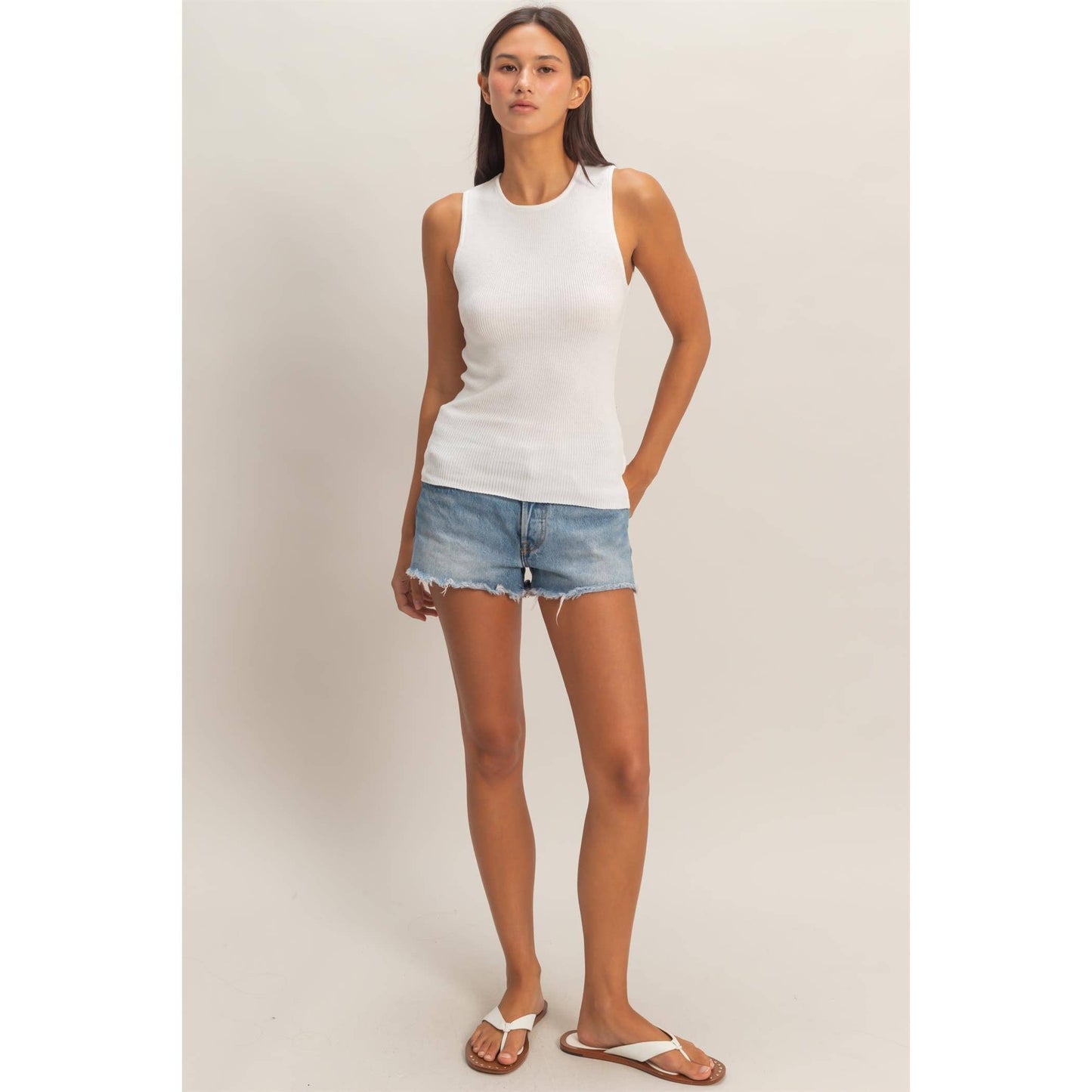 Ribbed Knit Tank Top