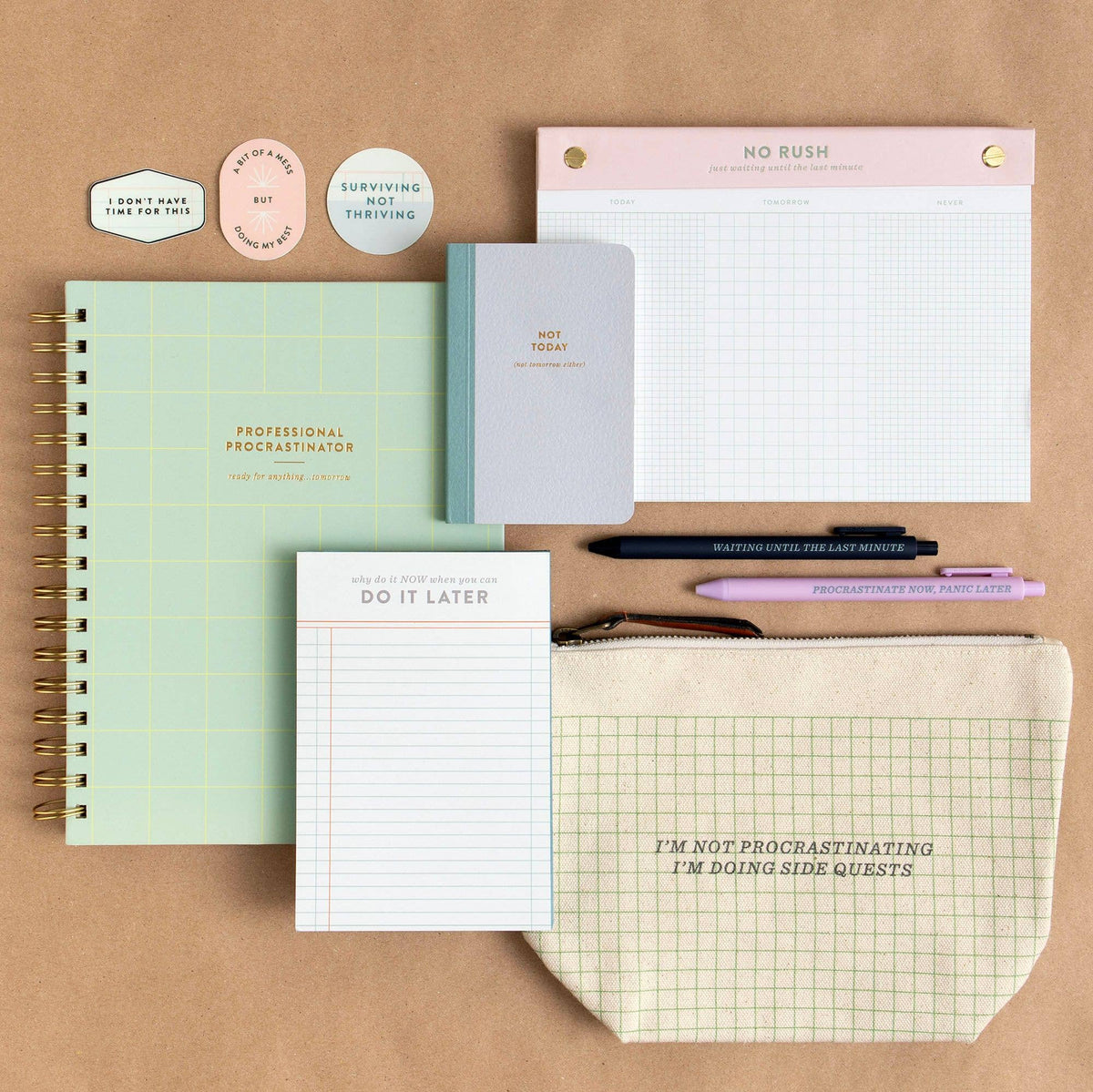 Do It Later 4x6 Notepad