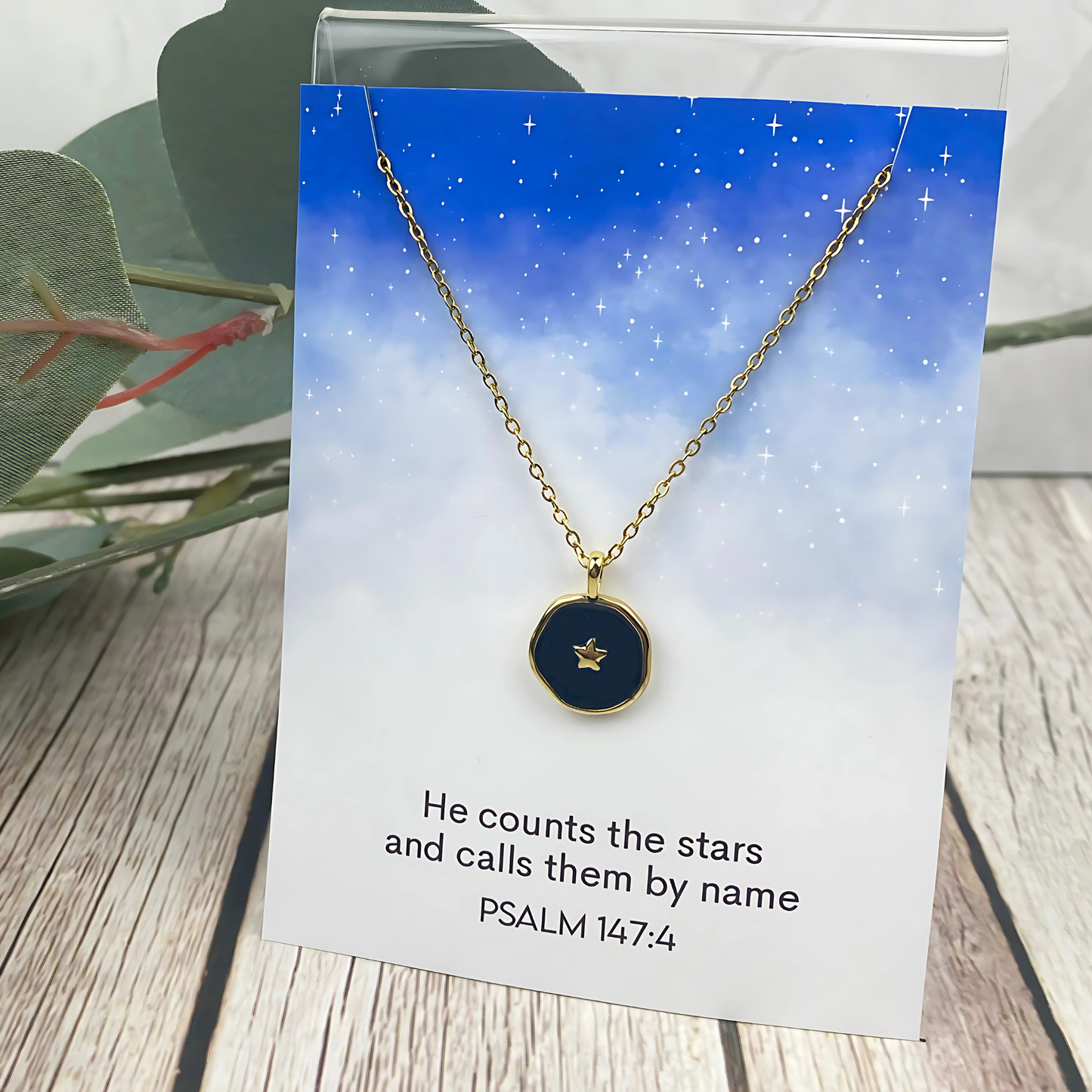 He Counts the Stars Necklace | Christian Jewelry