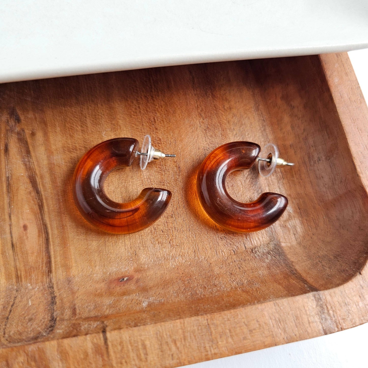 Chloe Hoops - Amber // Jewelry, Earrings, Fall