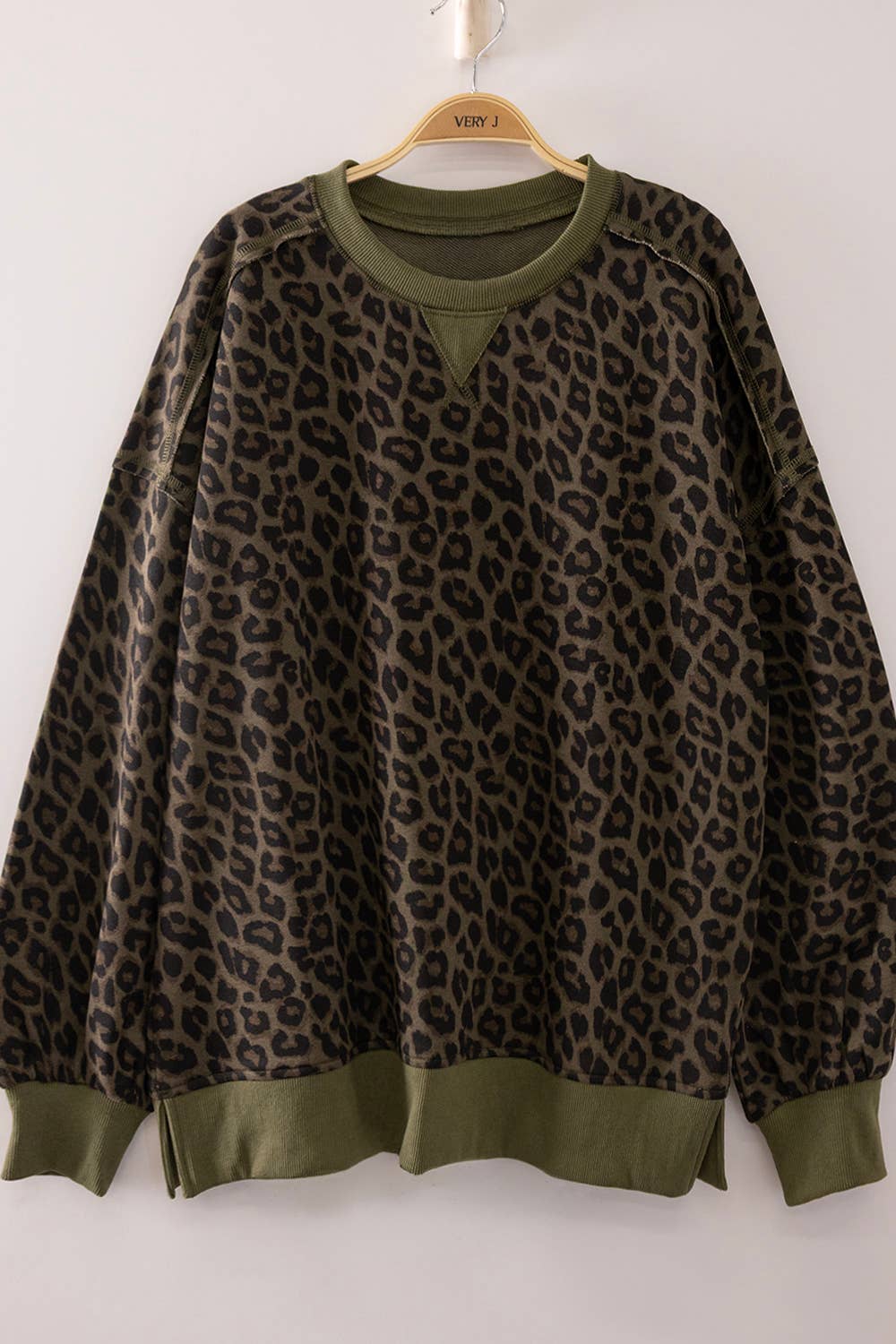 Printed Crew Neck Sweatshirt