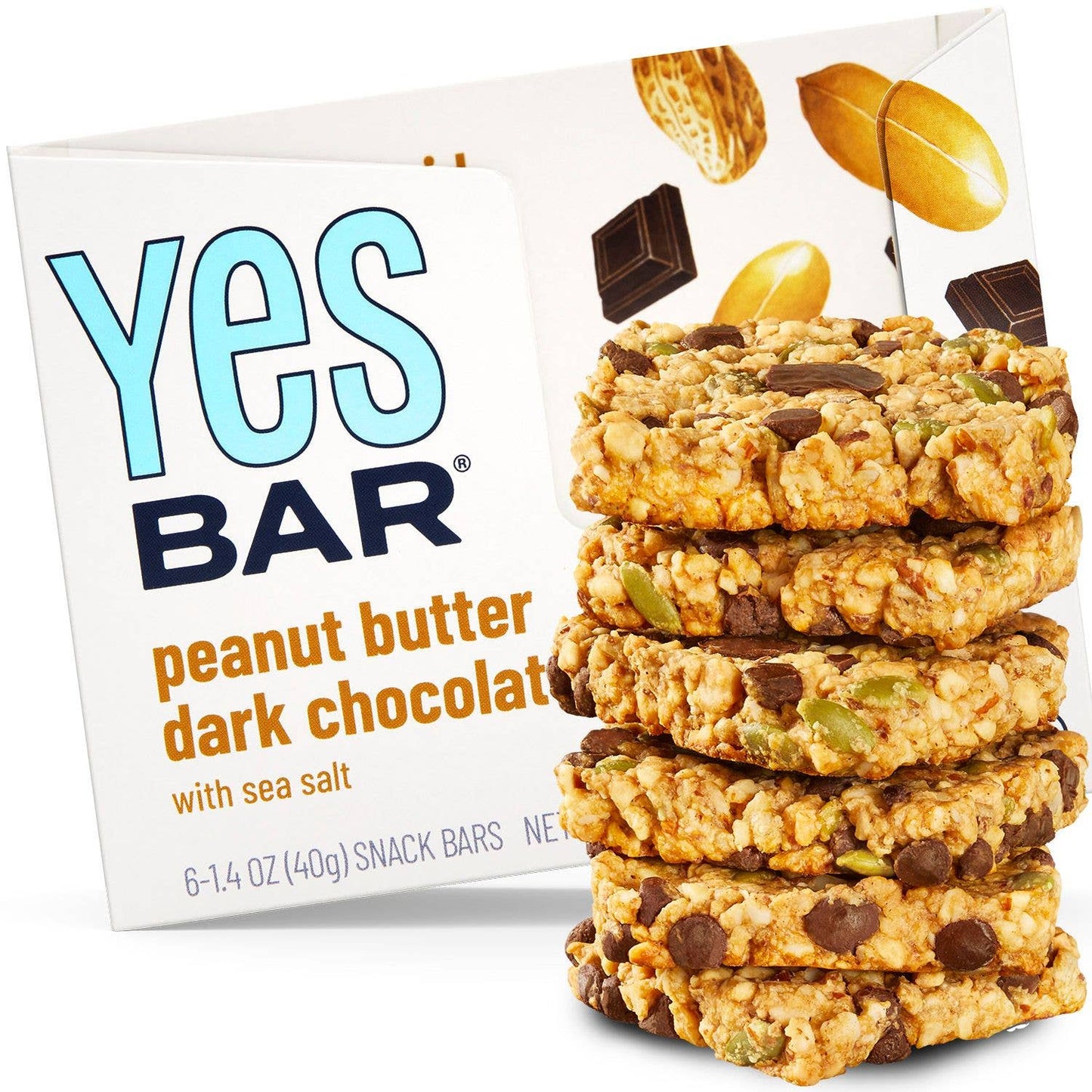 Peanut Butter Dark Chocolate - Gourmet Plant-Based Snack Bar