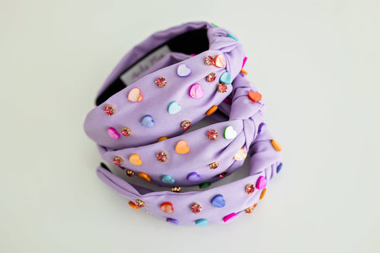 Beaded Headband - Lavender Loveburst