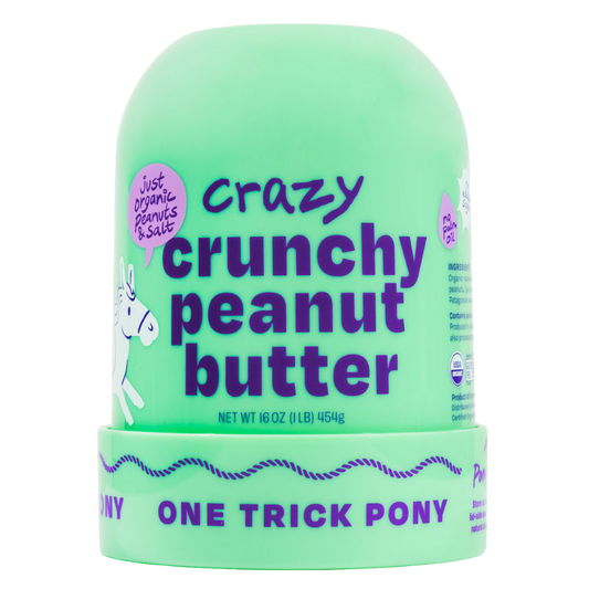 Crazy Crunchy Organic All Natural Peanut Butter - 16oz Jar