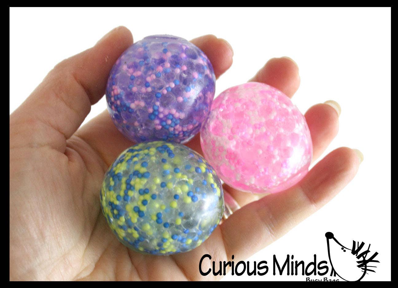 Small Amazing 1.5" Confetti Bead with Thick Gel Mold-able