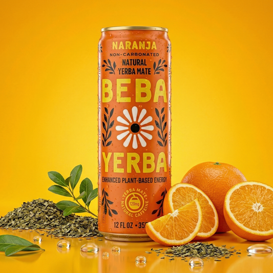 BEBA YERBA - ORANGE FLAVOR(12 cans) - Faire