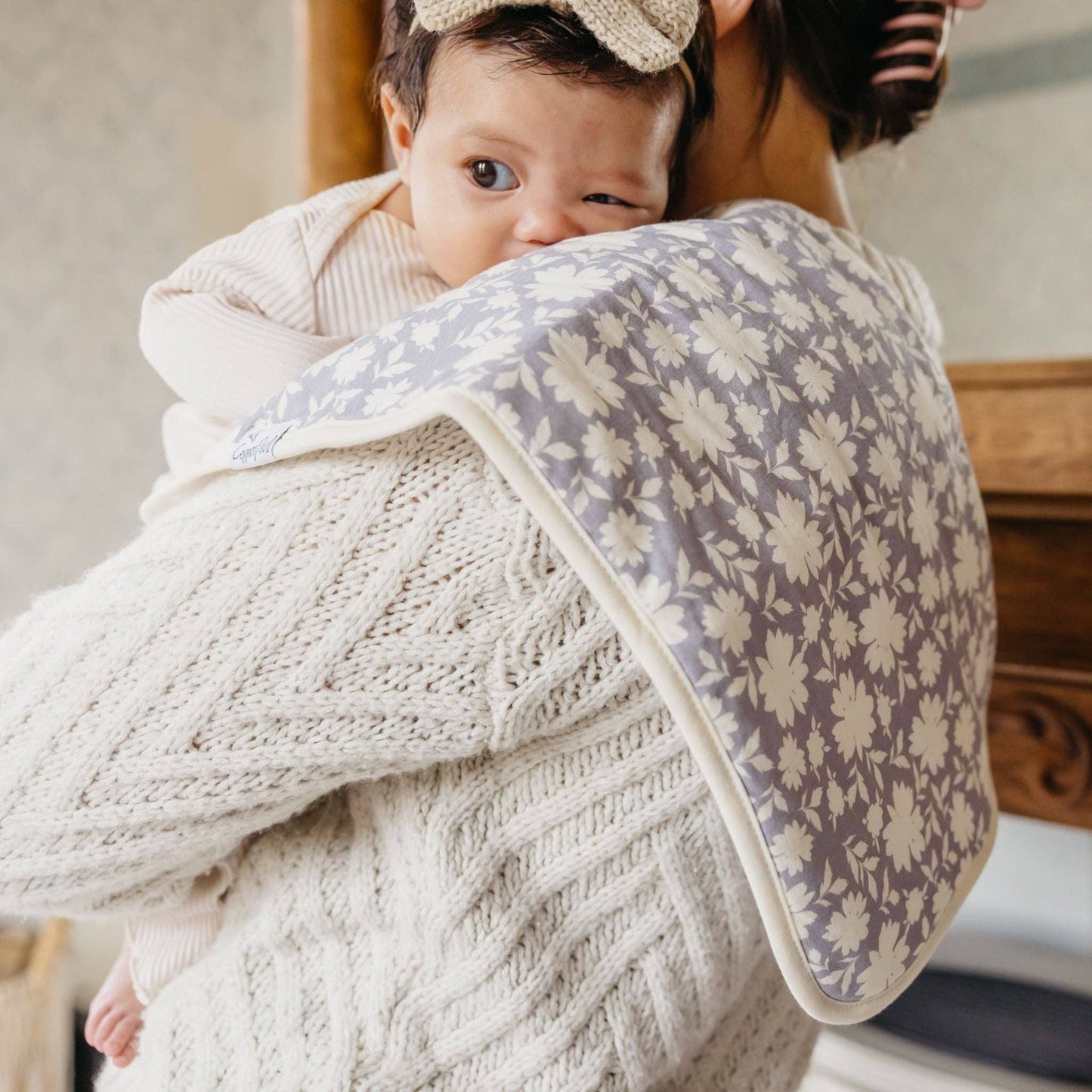 3 Pack Premium Burp Cloths - Lacie