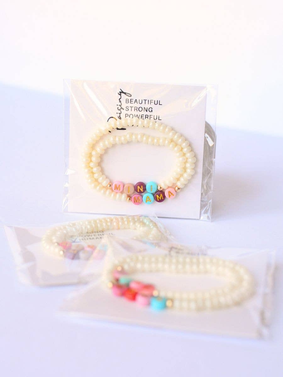 Mama MINI Bracelet – Inspirational Matching Jewelry, Pearl