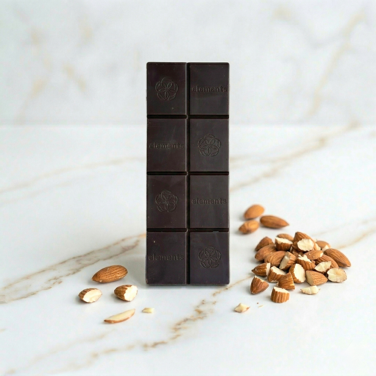 Almond Crunch Dark Chocolate Bar | Vegan Organic