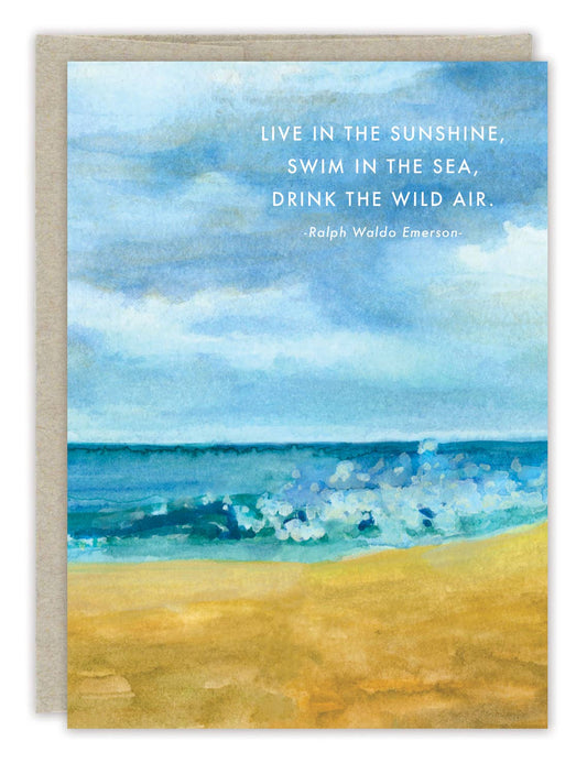 Beach Birthday Card
