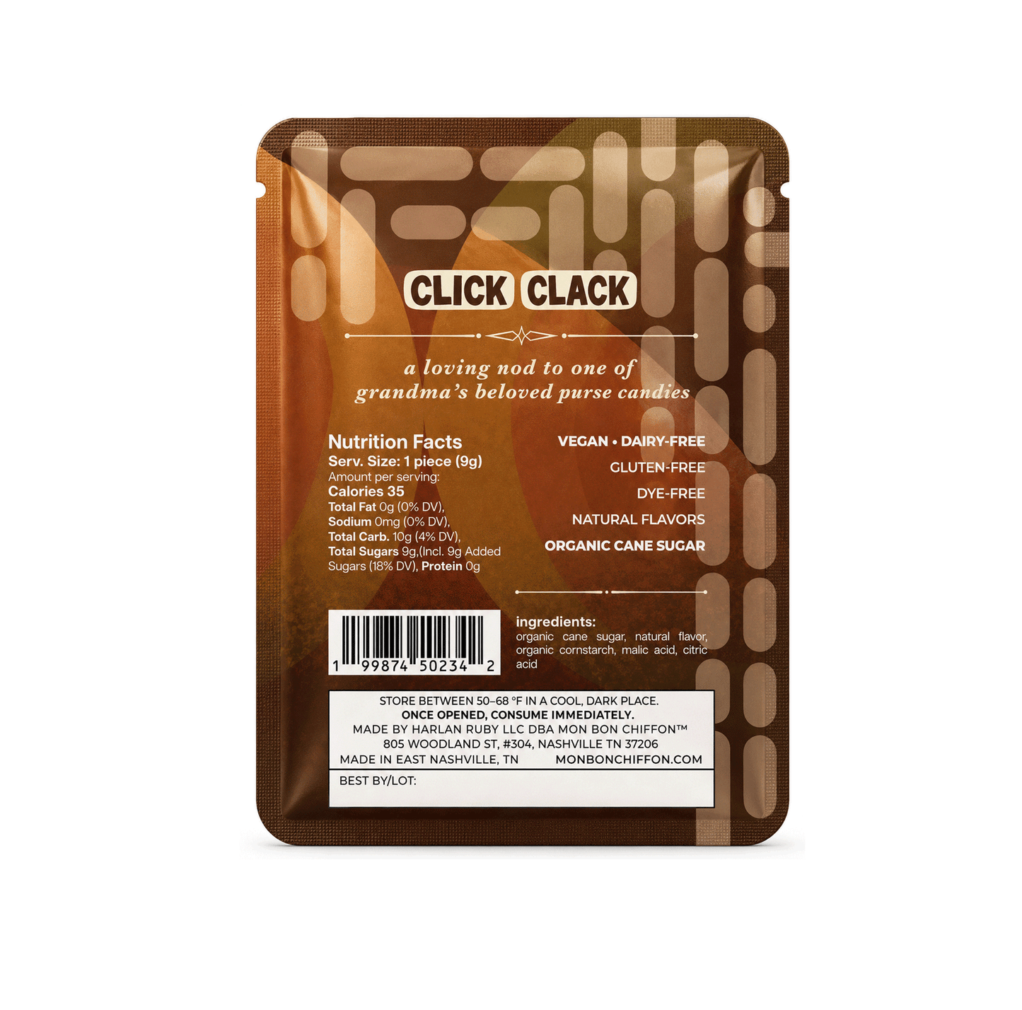 Click Clack - Orange Vanilla Cotton Candy Puff