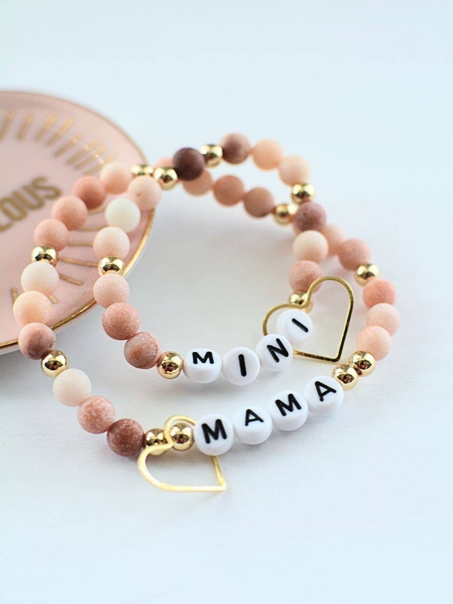Mama Mini Bracelet Set – Motherhood Jewelry, mom gift