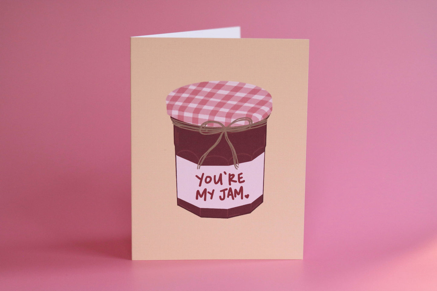 You're My Jam Valentines Card -- Funny Valentine's Day Card