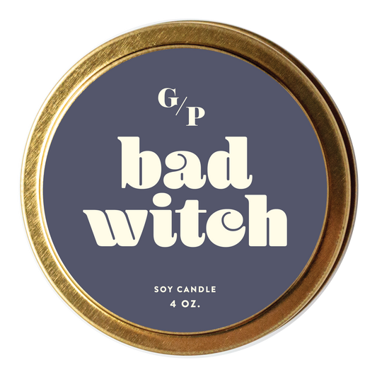 Bad Witch Just Because 4 oz. Candle Tin